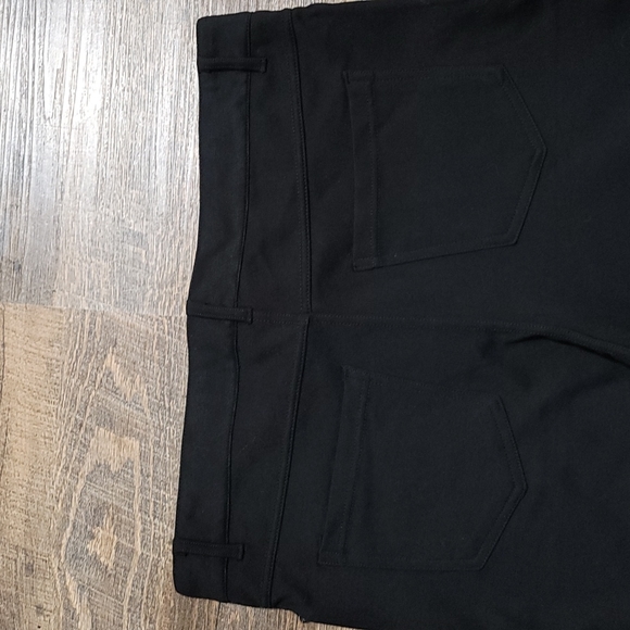 Women's like new black Point Zero pants zip side pockets size 15 straight leg - Picture 11 of 13